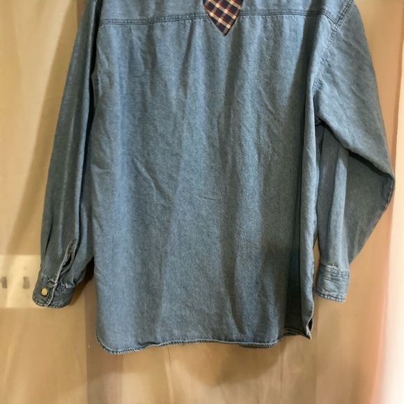 American Rave denim Shacket size large - Picture 6 of 7